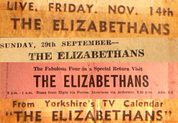 "The Elizabethans" ads 1968-1969